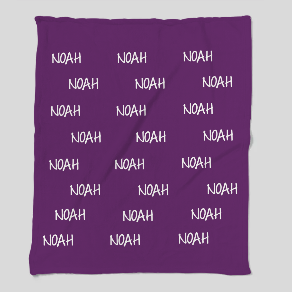 Personalized Blanket for Kids, Baby, Teenagers, Adults, Mom, Dad – 50x60 Sizes and 9 Plus Colors, Custom Name Cozy Plush Fleece Blanket