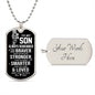 Always Remember You Are Brave, Strong, Smart, & Loved | Love Dad