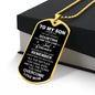 Just Remember How Far You Have Come Son | Love Mom | Dog Tag