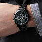 Men's Engraved Black Chronograph Graduation | Father's Day | Special Occasions - Watch with Custom Message