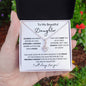 To My Beautiful Daughter - Proud Of The Woman You Have Become | Alluring Beauty Necklace