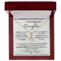 To My Beautiful Daughter - Proud Of The Woman You Have Become | Alluring Beauty Necklace