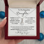 To My Beautiful Daughter - Proud Of The Woman You Have Become | Alluring Beauty Necklace