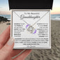 To My Beautiful Granddaughter - Always - Love Knot Necklace