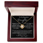 To My Beautiful Daughter - Proud Of The Woman You Have Become | Love Knot Necklace