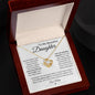 To My Beautiful Daughter -Little Girl To An Amazing Woman | Love Knot Necklace
