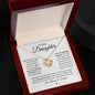 To My Daughter, Never Forget That I Love You | Love Knot Necklace