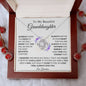 To My Beautiful Granddaughter - Always - Love Knot Necklace