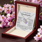 To My Beautiful Granddaughter - Always - Love Knot Necklace