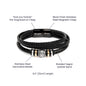 A Father Is Someone You Look Up To No Matter How Tall You Grow | Men's "Love You Forever" Bracelet