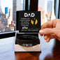 Dad! Thanks For Always Being My Unpaid Chauffeur, Personal ATM, & 24/7 Tech Support | Men's "Love You Forever" Bracelet