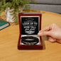A Father Is Someone You Look Up To No Matter How Tall You Grow | Men's "Love You Forever" Bracelet