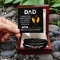 Dad! Thanks For Always Being My Unpaid Chauffeur, Personal ATM, & 24/7 Tech Support | Men's "Love You Forever" Bracelet