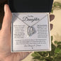 To My Daughter, Never Forget That I Love You | Forever Love Necklace