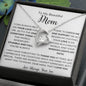 Thank You For Loving Me, Mom| Mother's Day, Birthday, Christmas, Any Special Occasion| Love Knot Necklace