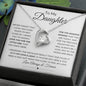 To My Daughter, Never Forget That I Love You | Forever Love Necklace