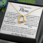 Thank You For Loving Me, Mom| Mother's Day, Birthday, Christmas, Any Special Occasion| Love Knot Necklace