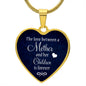 The Love Between A Mother & Her Children | Heart Necklace