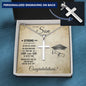Be Strong and Courageous | My Son | Personalized Cross Necklace