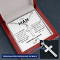 Gifts For Boyfriend | Personalized Cross Necklace