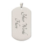 Be Strong and Courageous Dog Tag – Gifts for Women and Men Bible Verse Dog Tag Necklace be strong and courageous