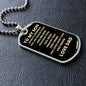 To My Son | Love Dad | Dog Tag