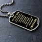 To My Son | Always Remember | Dog Tag