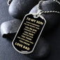 To My Son | Always Remember | Dog Tag