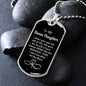 Bonus Daughter Necklace | Dog Tag