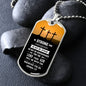 Be Strong and Courageous Dog Tag – Gifts for Women and Men Bible Verse Dog Tag Necklace be strong and courageous