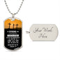 Be Strong and Courageous Dog Tag – Gifts for Women and Men Bible Verse Dog Tag Necklace be strong and courageous