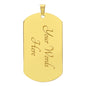 Be Strong and Courageous Dog Tag – Gifts for Women and Men Bible Verse Dog Tag Necklace be strong and courageous