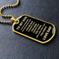 To My Son | Always Remember | Dog Tag