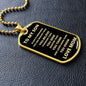 To My Son | Always Remember | Love Mom | Dog Tag