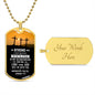 Be Strong and Courageous Dog Tag – Gifts for Women and Men Bible Verse Dog Tag Necklace be strong and courageous