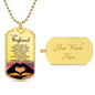 Boyfriend Necklace | Dog Tag