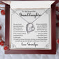Granddaughter Necklace | Forever Love | Fearfully and Wonderfully Made | Love Grandpa