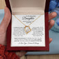 To My Beautiful Daughter | Forever Love Necklace