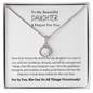To My Beautiful Daughter_A Prayer For You | Eternal Hope Necklace