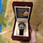 To My Soulmate | You're My Without | Men's Openwork Watch