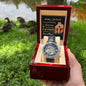 To My Soulmate | You're My Without | Men's Openwork Watch