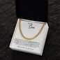 To My Son | Cuban Link Chain