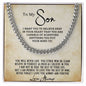 Son | You Either Win or Learn | Cuban Link Chain