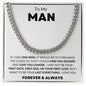 Gifts For Boyfriend | My Man | Cuban Link Chain