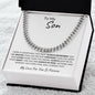 To My Son | Cuban Link Chain