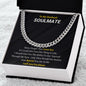To My Husband | Soulmate | Cuban Link Chain
