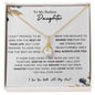 To My Badass Daughter | Alluring Beauty Necklace