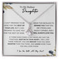 To My Badass Daughter | Alluring Beauty Necklace