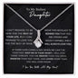 To My Badass Daughter | Alluring Beauty Necklace