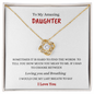 To My Amazing Daughter | Love Knot Necklace